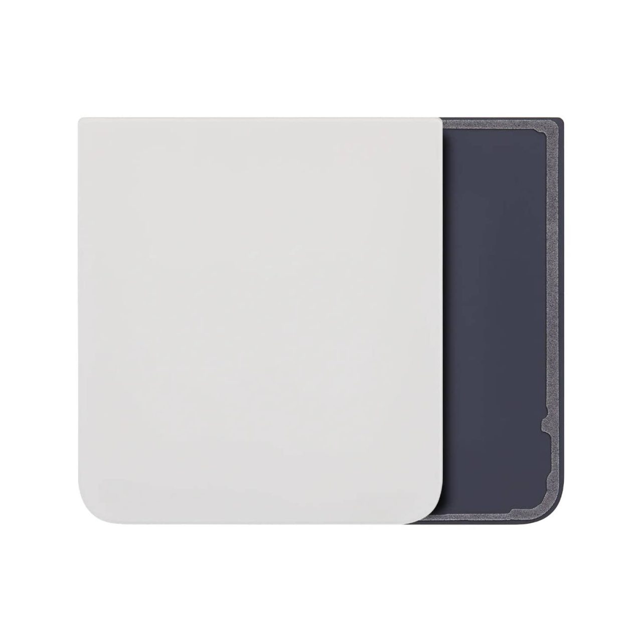 SM-F731 Aftermarket Bottom Back Cover Glass for 2023 Samsung Galaxy Z Flip 5 5G (Cream)