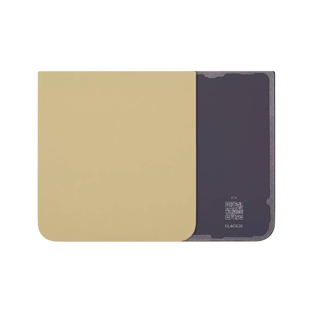 SM-F741 Aftermarket Back Cover Glass for 2024 Samsung Galaxy Z Flip 6 5G (Yellow)