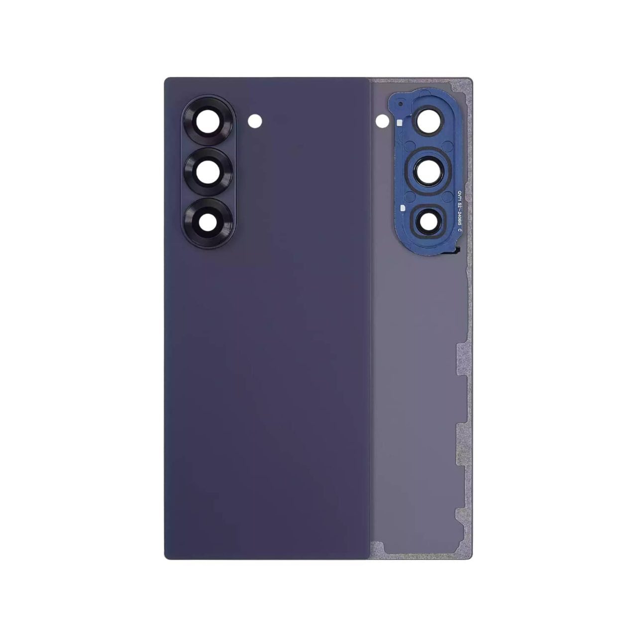 SM-F956 Aftermarket Back Cover Glass with Camera Lens for 2024 Samsung Galaxy Z Fold 6 5G (Navy)