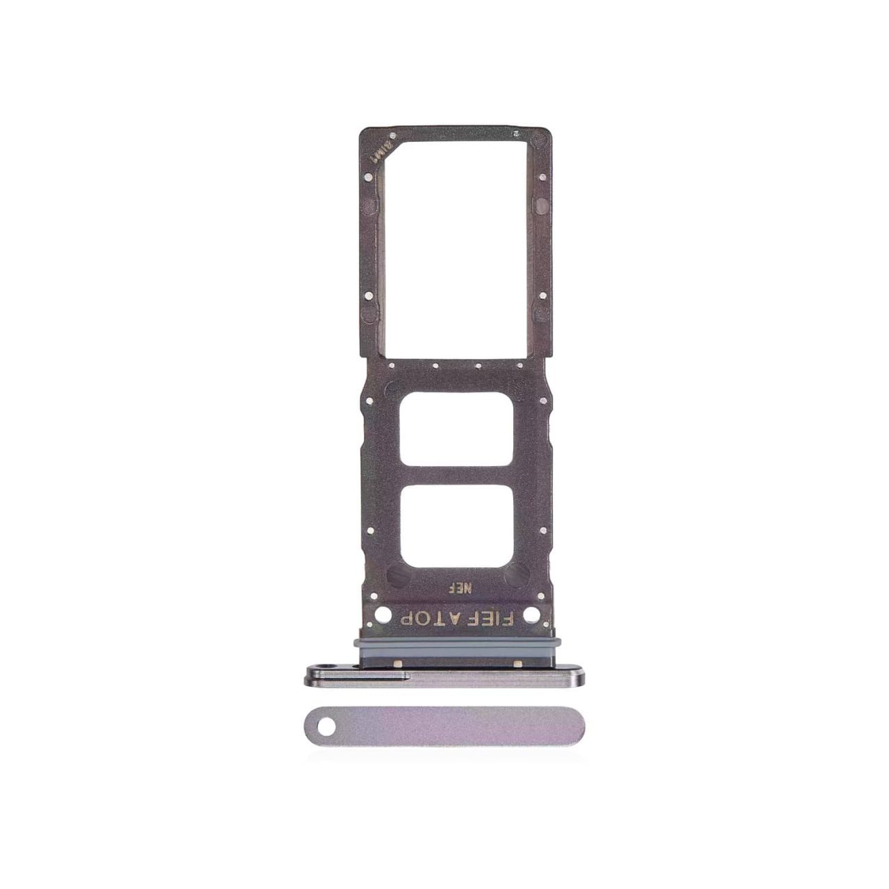 SM‑F956 Aftermarket Single Sim Card Tray for 2024 Samsung Galaxy Z Fold 6 (Silver Shadow)