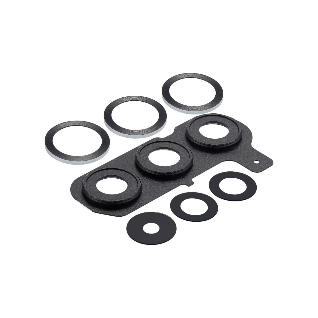 SM-S936 Aftermarket Back Camera Lens with Bezel Ring for 2025 Samsung Galaxy S25 Plus 5G (Mint)