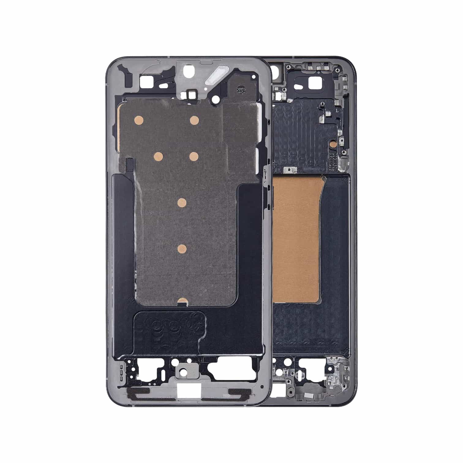 SM‑S936 Aftermarket Mid-Frame Housing for 2025 Samsung Galaxy S25 Plus 5G (Blue Black)