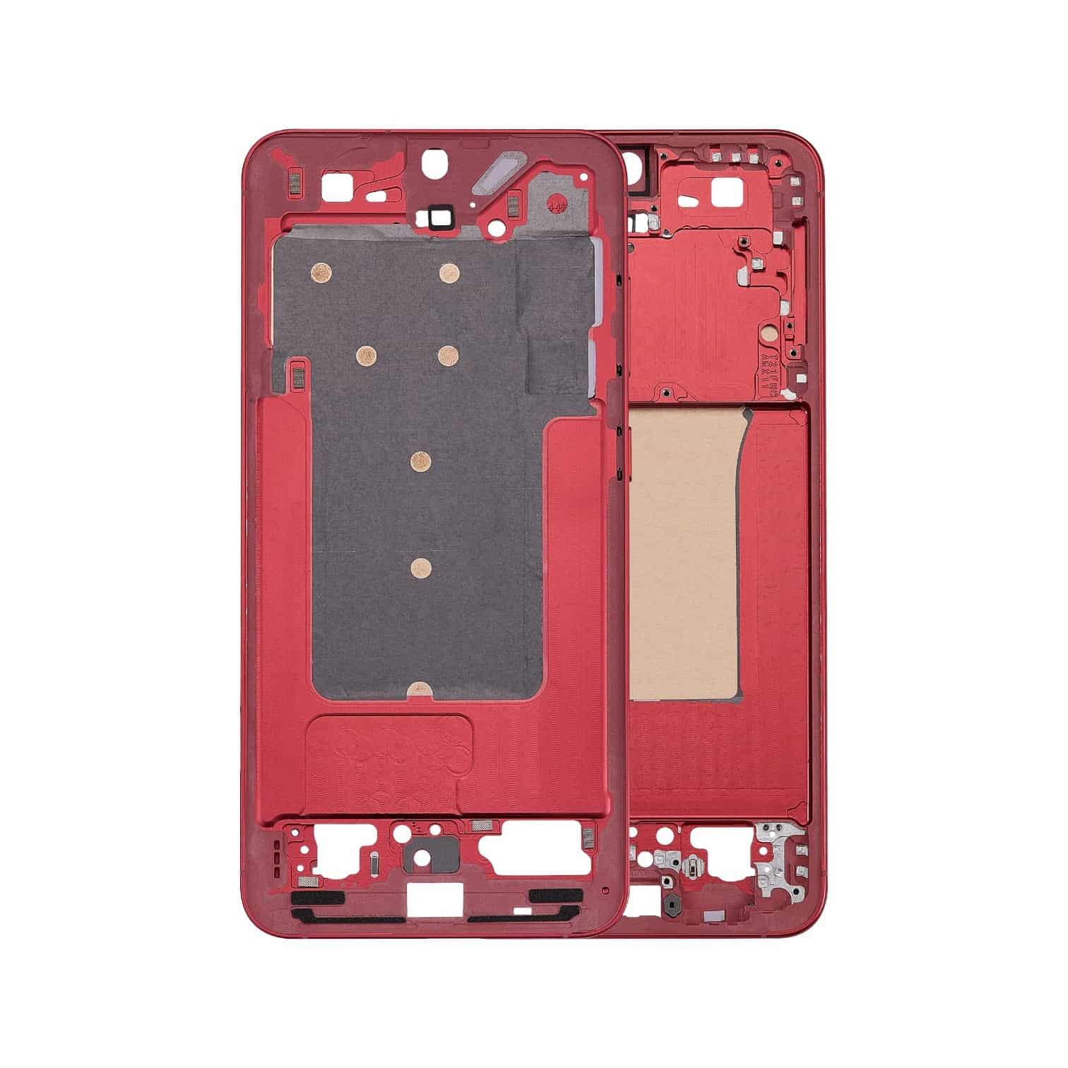 SM‑S936 Aftermarket Mid-Frame Housing for 2025 Samsung Galaxy S25 Plus 5G (Coral Red)