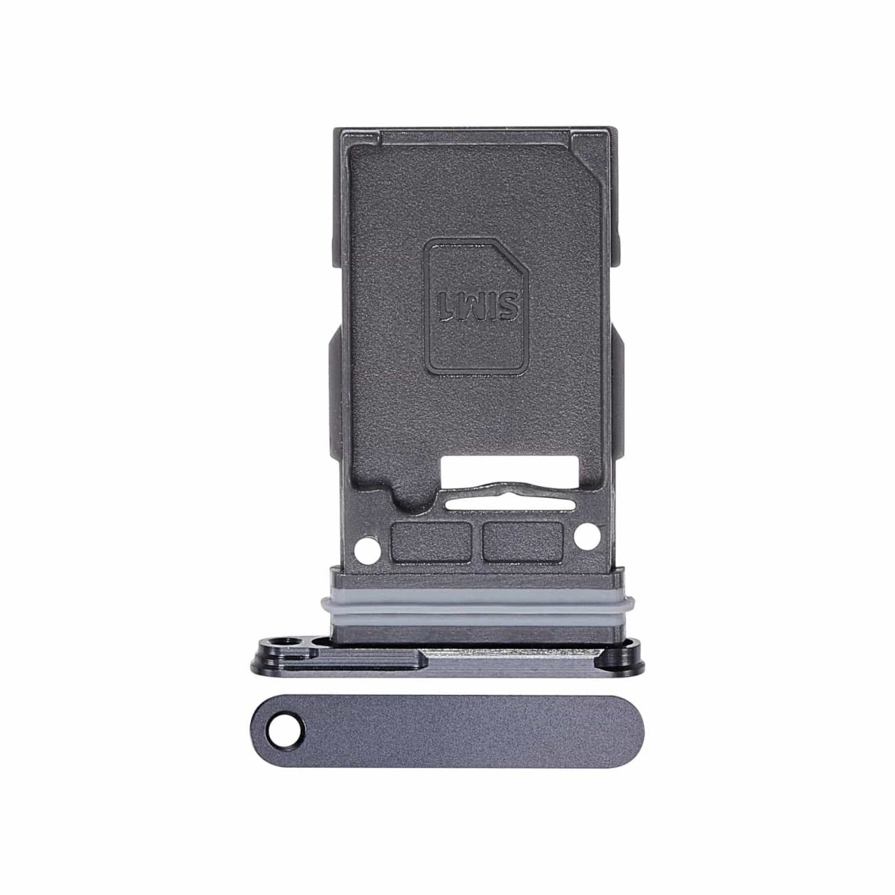 SM‑S936 Aftermarket Single Sim Card Tray for 2025 Samsung Galaxy S25 Plus (Black)