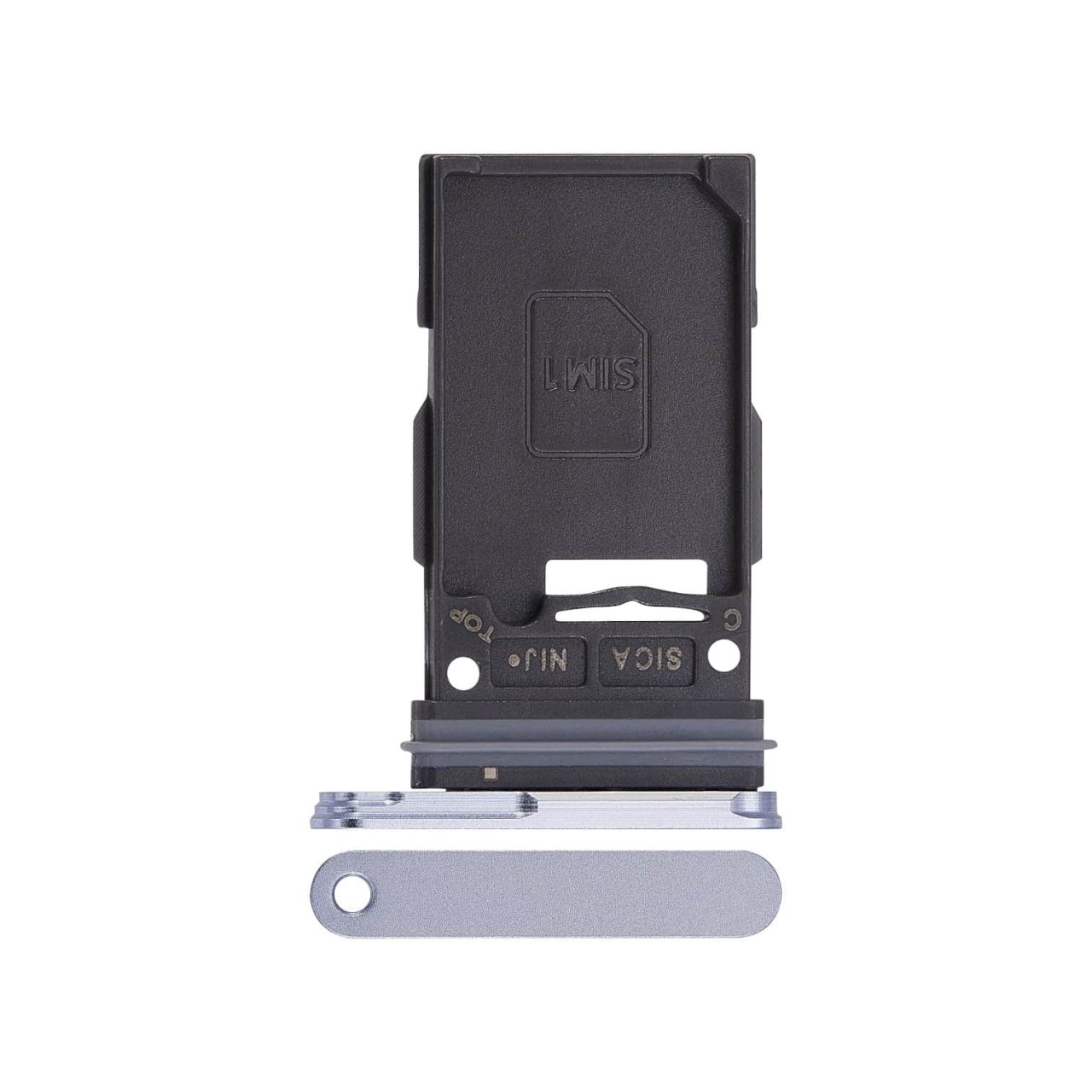 SM‑S936 Aftermarket Single Sim Card Tray for 2025 Samsung Galaxy S25 Plus (Iceblue)