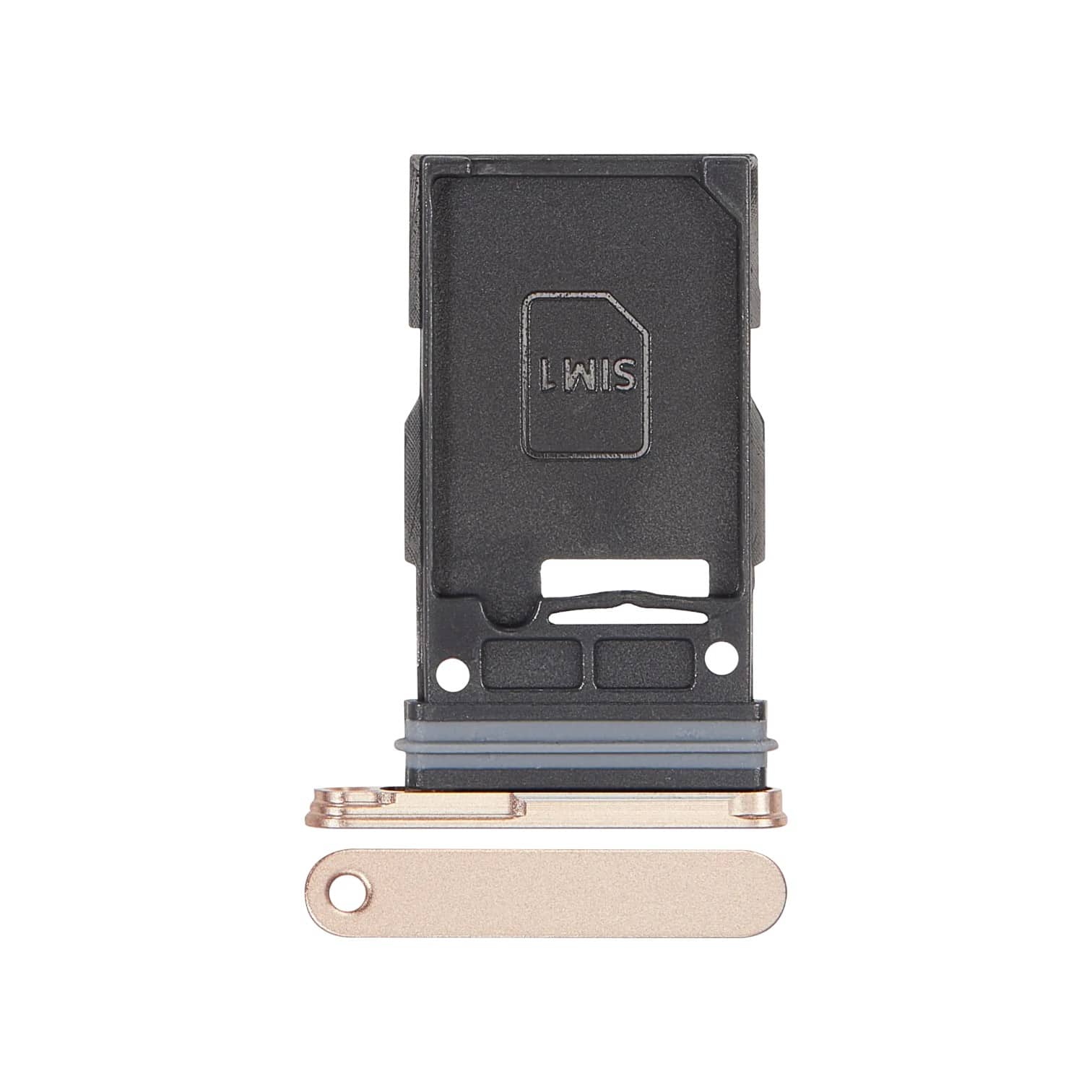 SM‑S936 Aftermarket Single Sim Card Tray for 2025 Samsung Galaxy S25 Plus (Pink Gold)