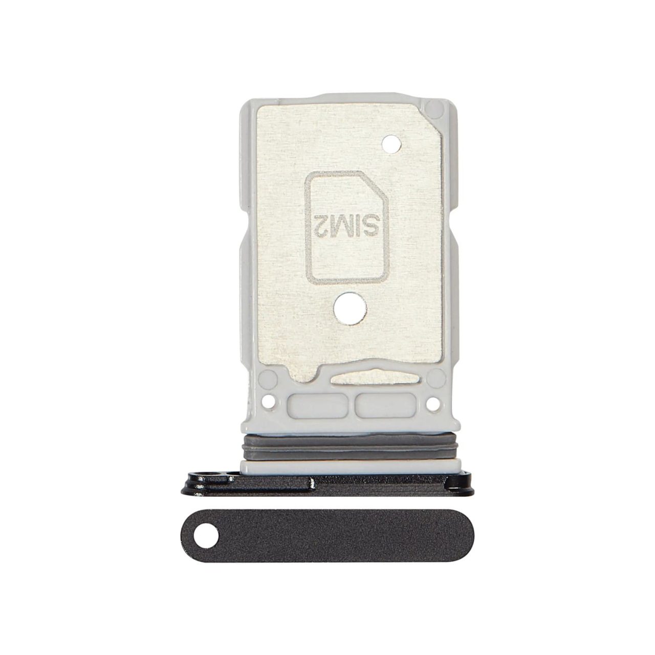 SM‑S938 Aftermarket Dual Sim Card Tray for 2025 Samsung Galaxy S25 Ultra (Titanium Jet Black)