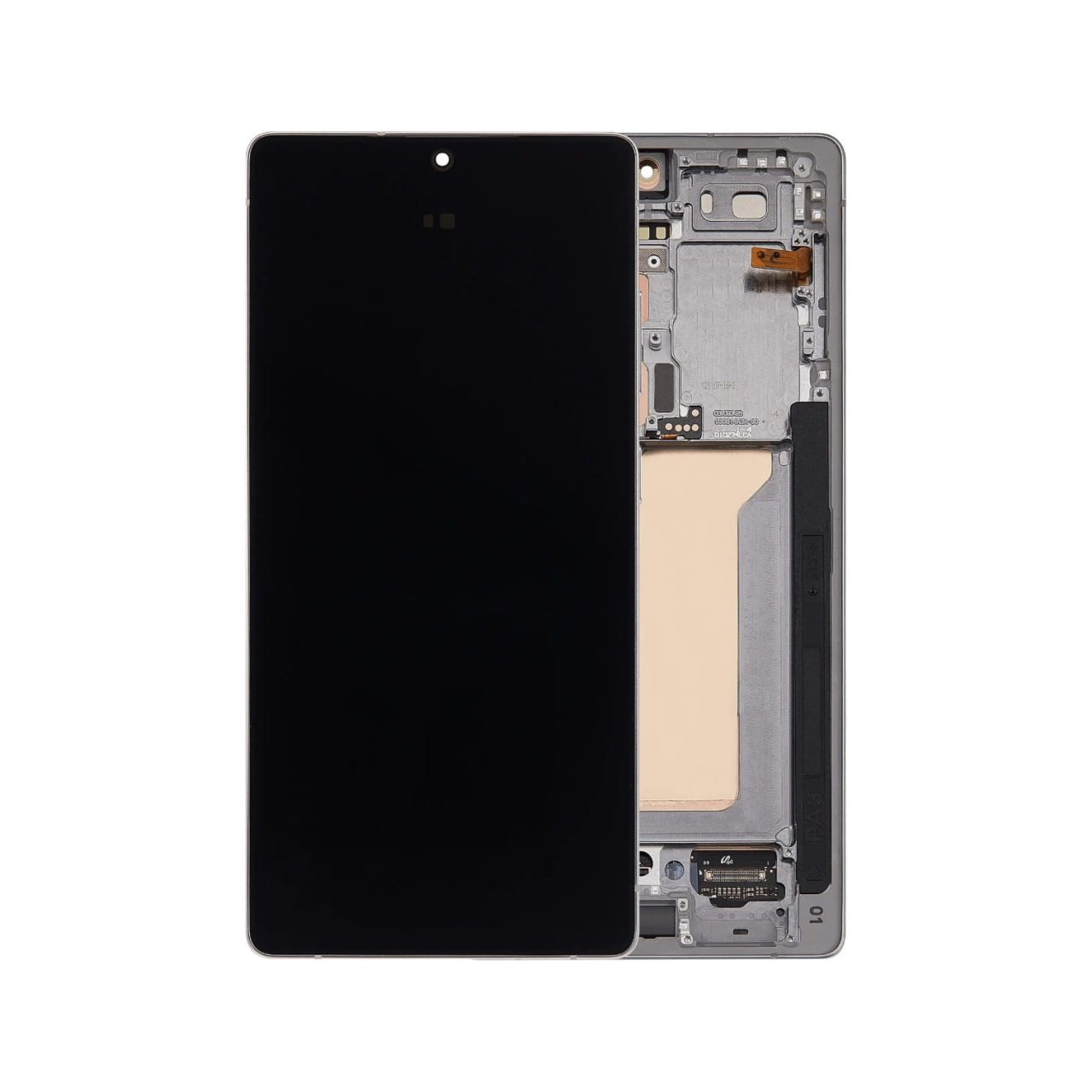 OEM OLED Assembly with Frame for 2025 Samsung Galaxy S25 Ultra 5G SM-S938 (Titanium White Silver)