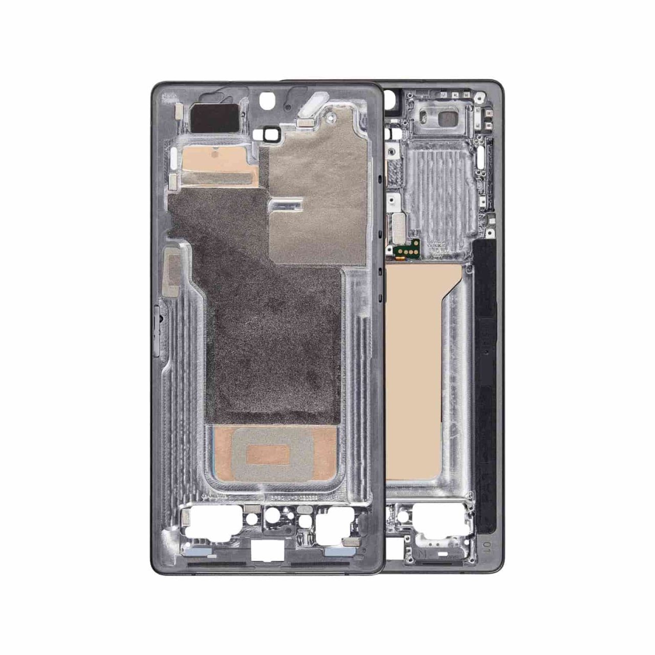 SM‑S938 Aftermarket Mid-Frame Housing for 2025 Samsung Galaxy S25 Ultra (Titanium Jet Black)