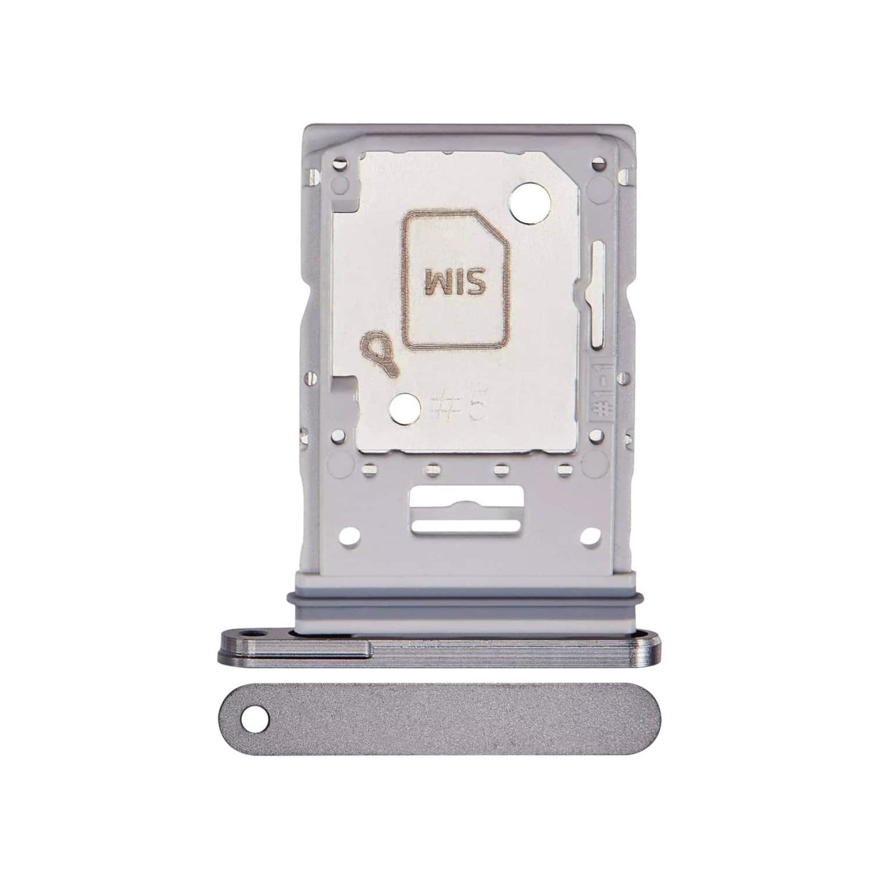 SM-X816 Aftermarket Dual Sim Card Tray for 2023 Samsung Galaxy Tab S9 Plus 12.4" (Graphite)