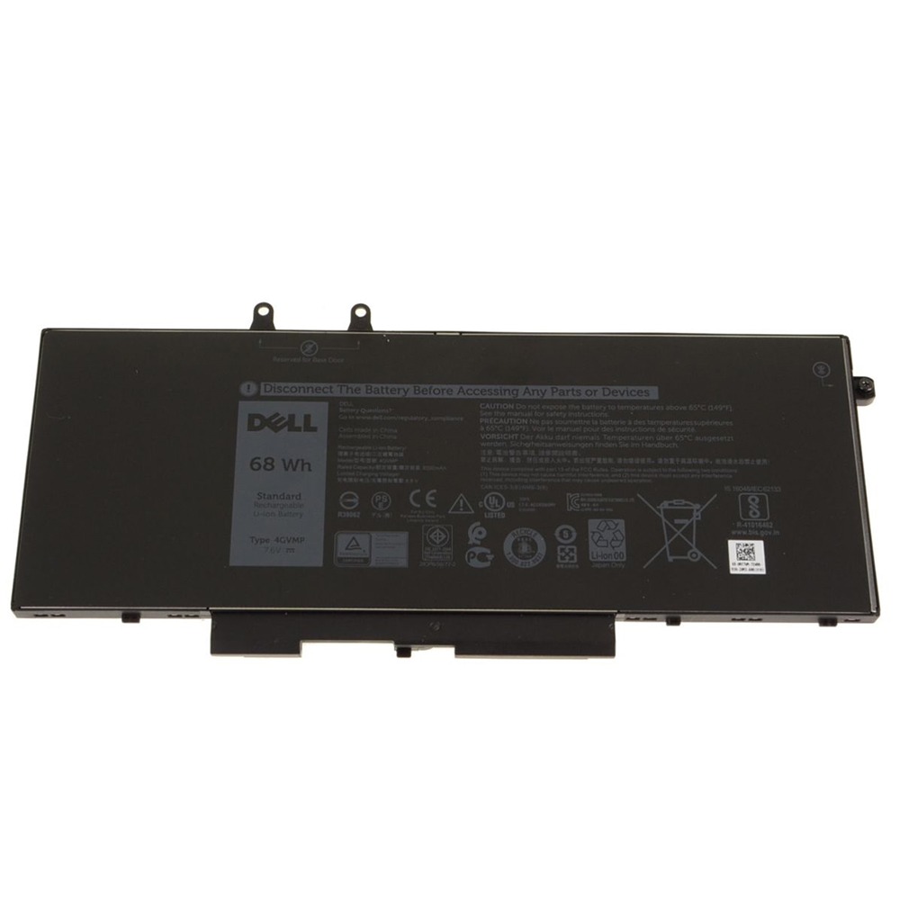 Used 4GVMP 68Wh Battery for 2019 Dell Latitude 5500 4-Cell