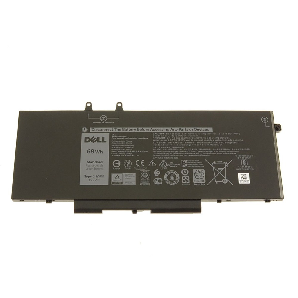 Used 3HWPP 68Wh Battery for 2020 Dell Latitude 5510 4-Cell