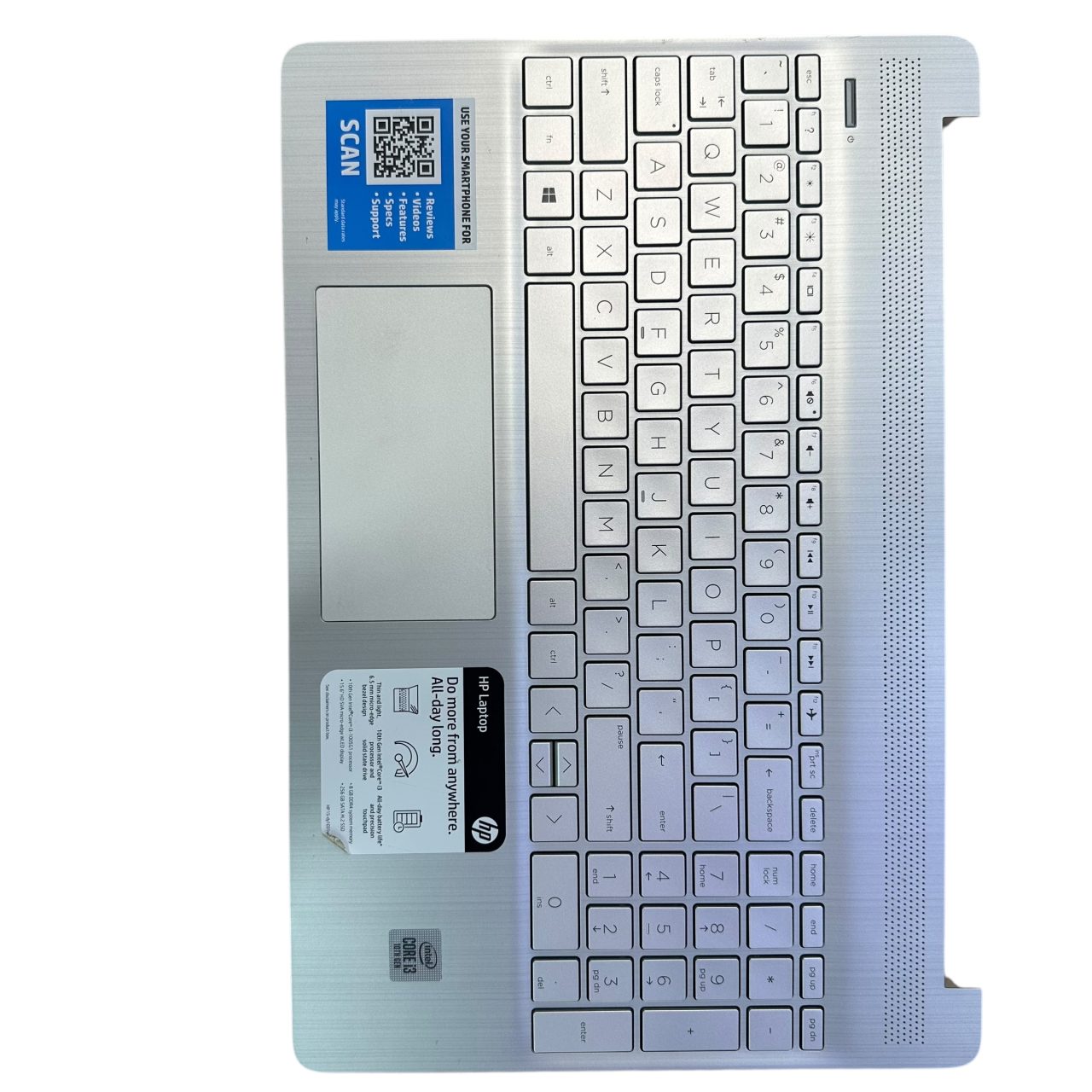 HP 15-dy1031wm 15" Top Case Keyboard and Trackpad - OEM Genuine Original