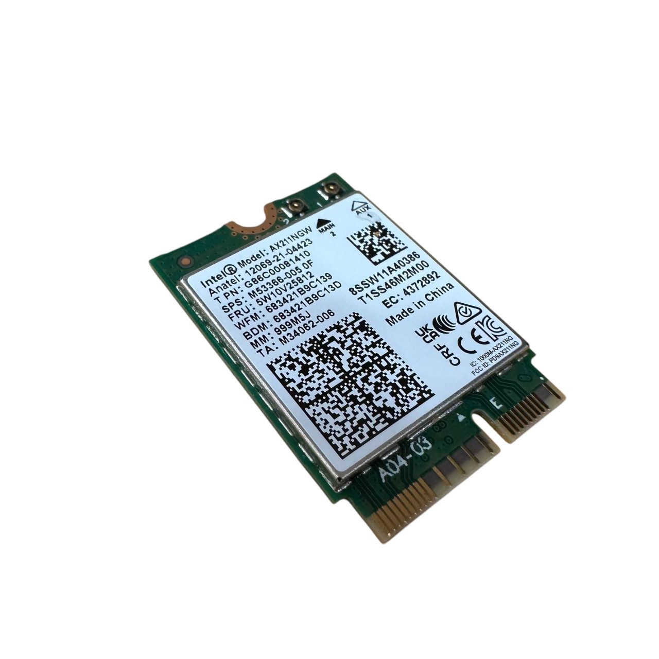 Lenovo Yoga Slim 7 WiFi Card - 14" - Model: 14IMH9 - Color: Luna Grey - OEM Like New - No Damage