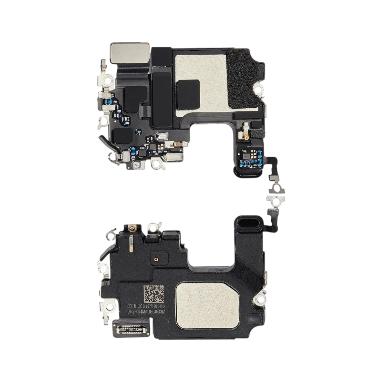 Earpiece speaker and WiFi flex cable for iPhone 17e.