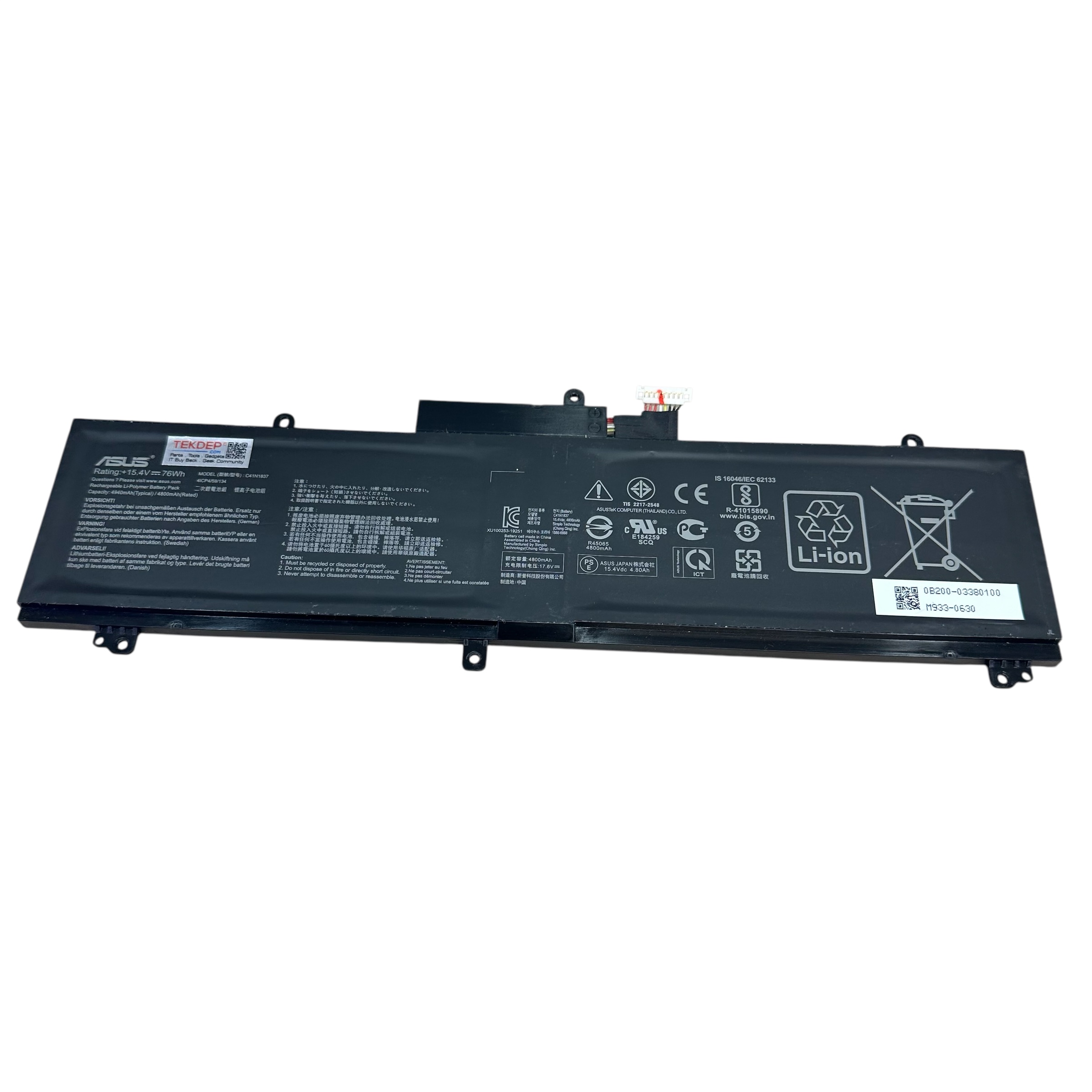 Original Battery For Asus Rog Zephyrus GA502DU