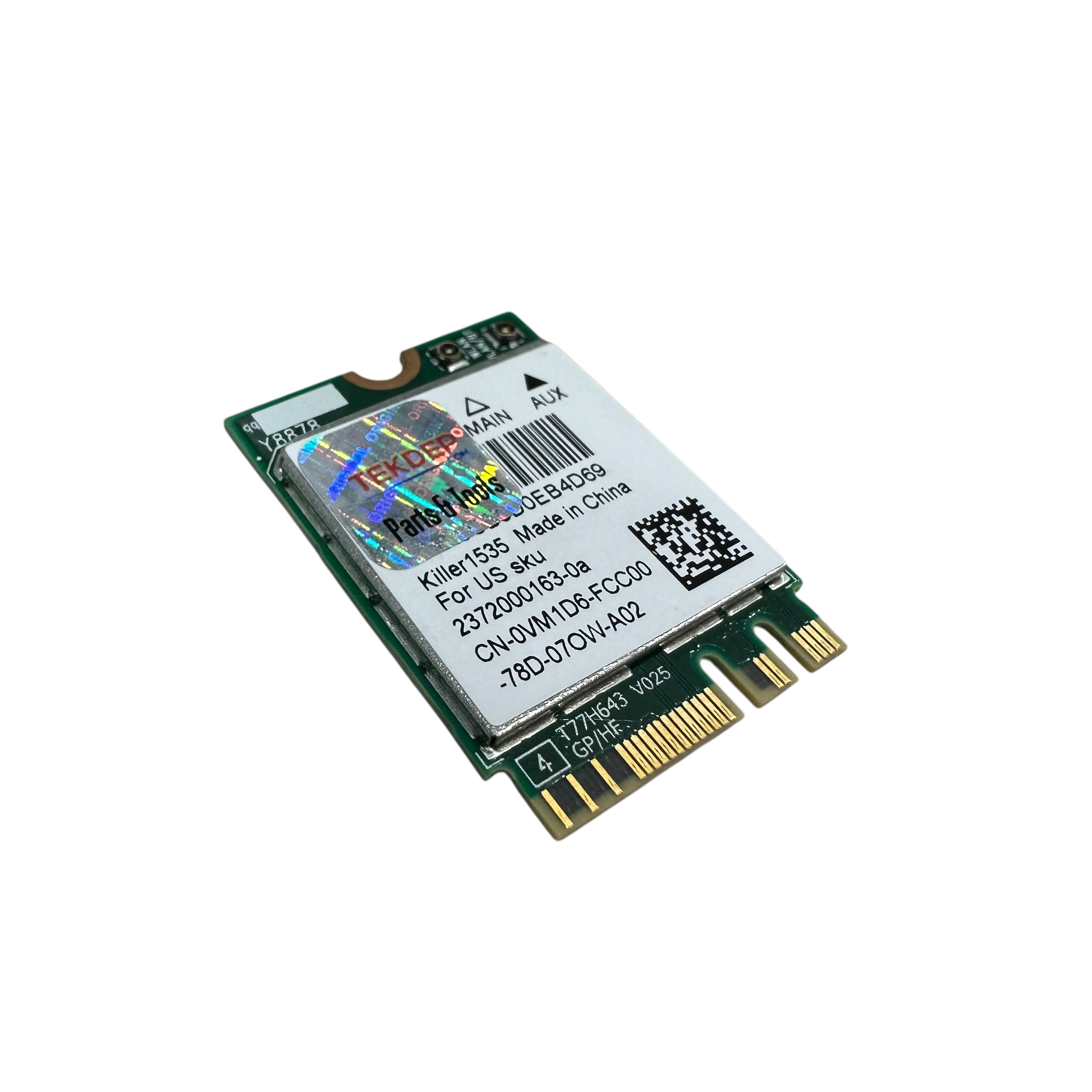 Replacement Wi-Fi and Bluetooth card for Dell XPS 13 9350.