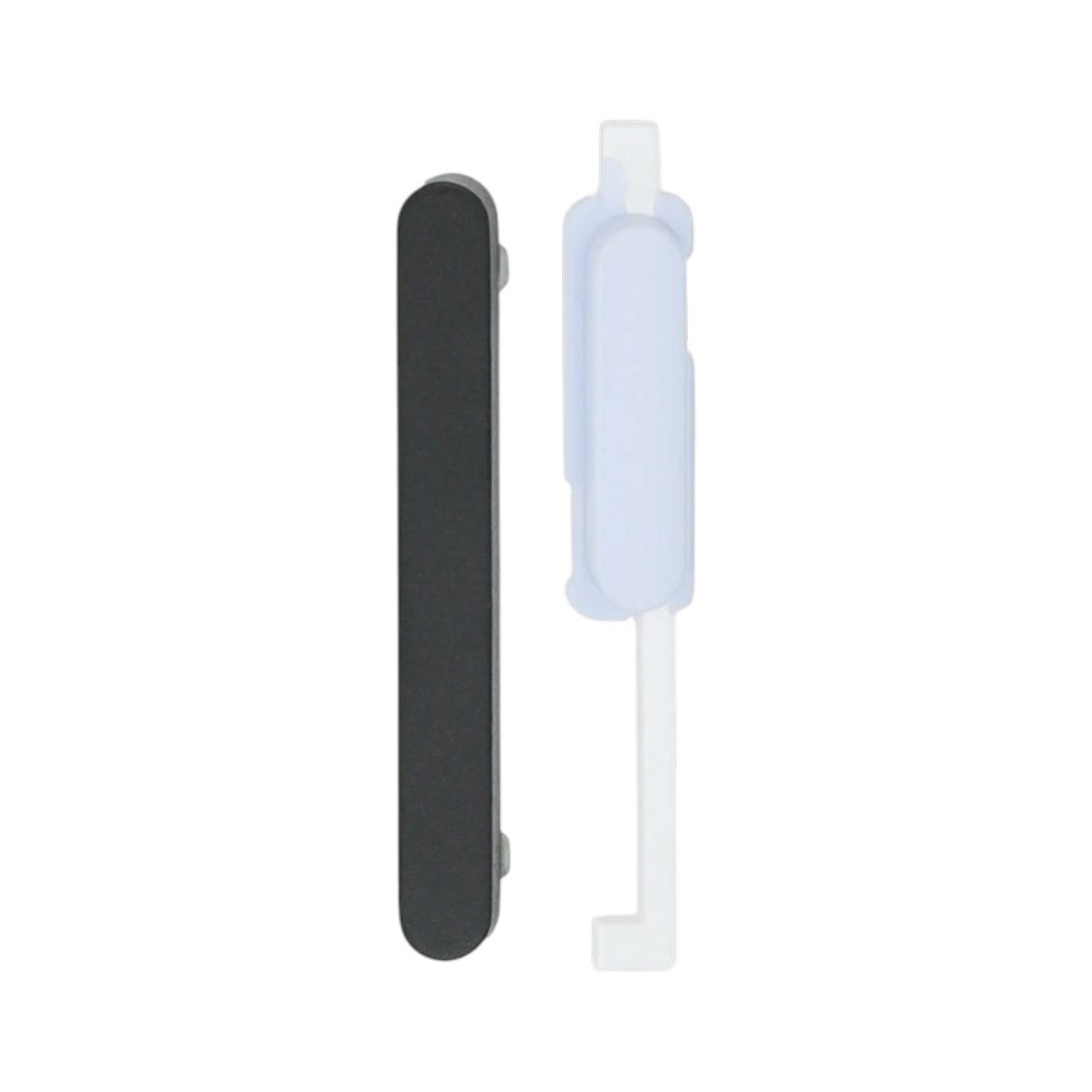 Replacement exterior physical power and volume hard buttons for Google Pixel 4A 5G-Black.