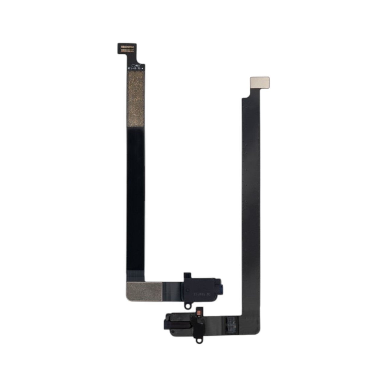 Replacement internal 3.5mm headphone audio jack flex ribbon cable for iPad Pro 12.9-inch 1st Gen-Black.