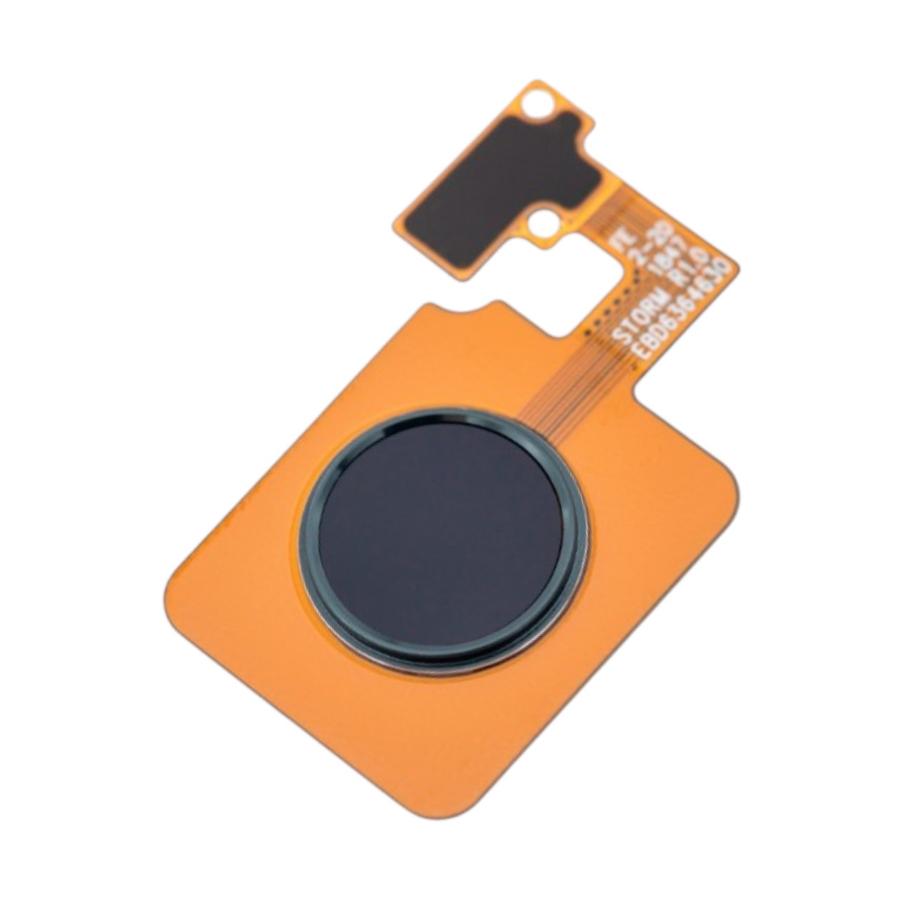 Replacement internal fingerprint reader sensor flex cable for LG G8 ThinQ-Black.