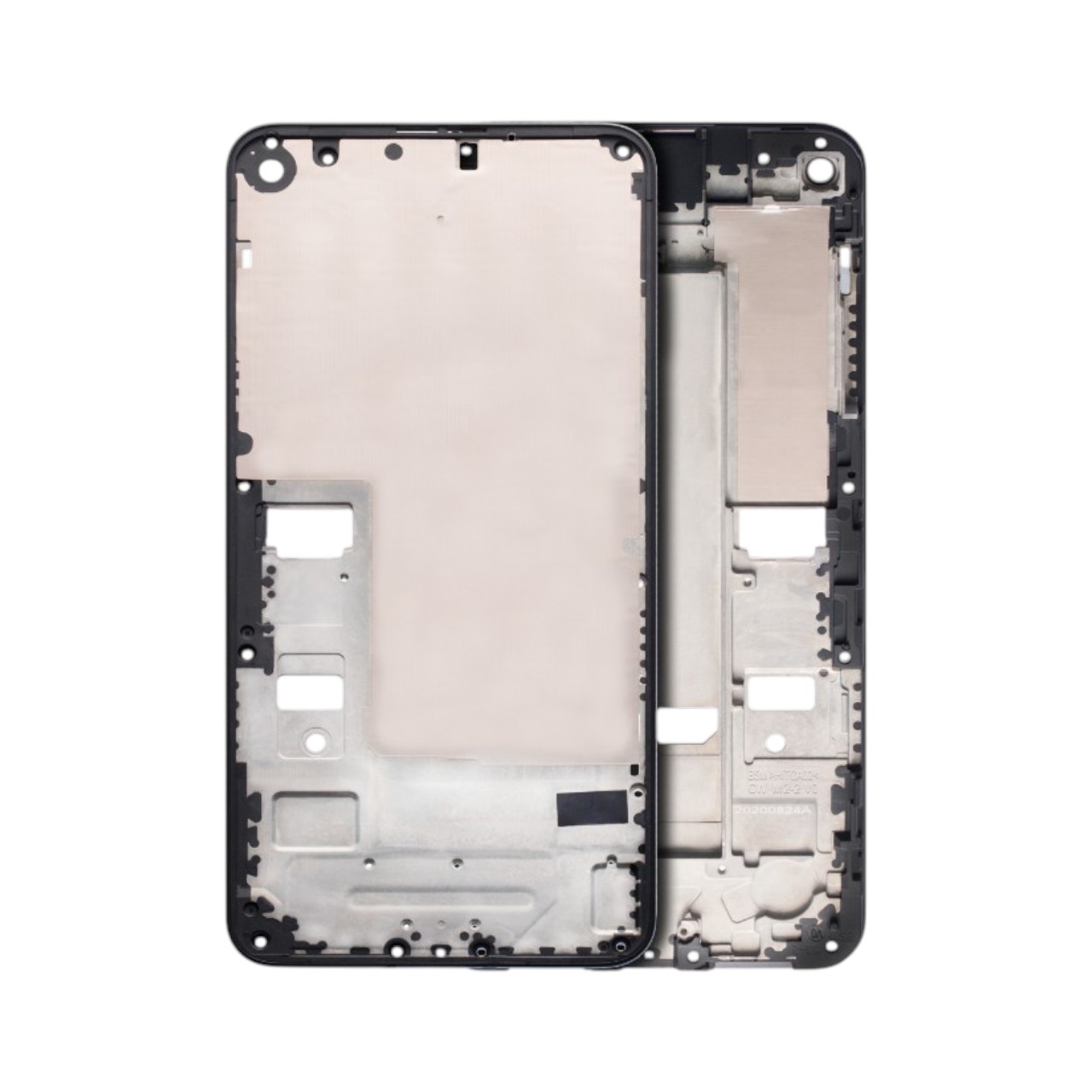 Replacement internal mid-frame chassis housing for Google Pixel 4A 5G.