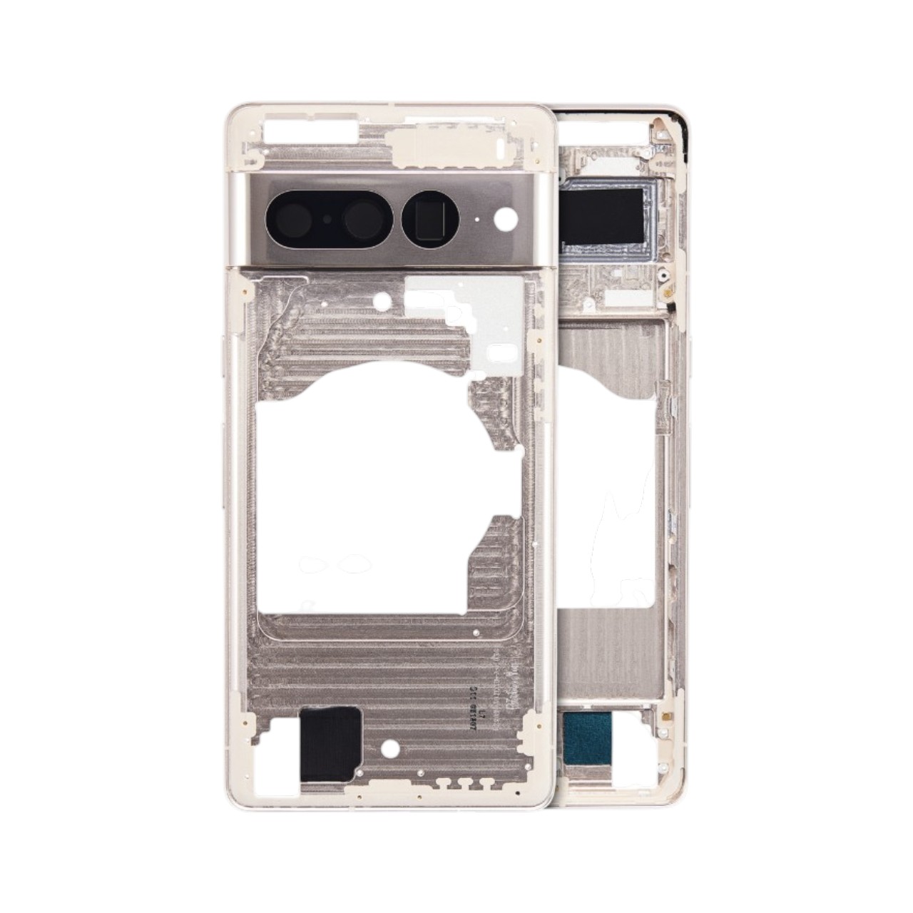eplacement mid-frame chassis housing for Google Pixel 7 Pro in Hazel