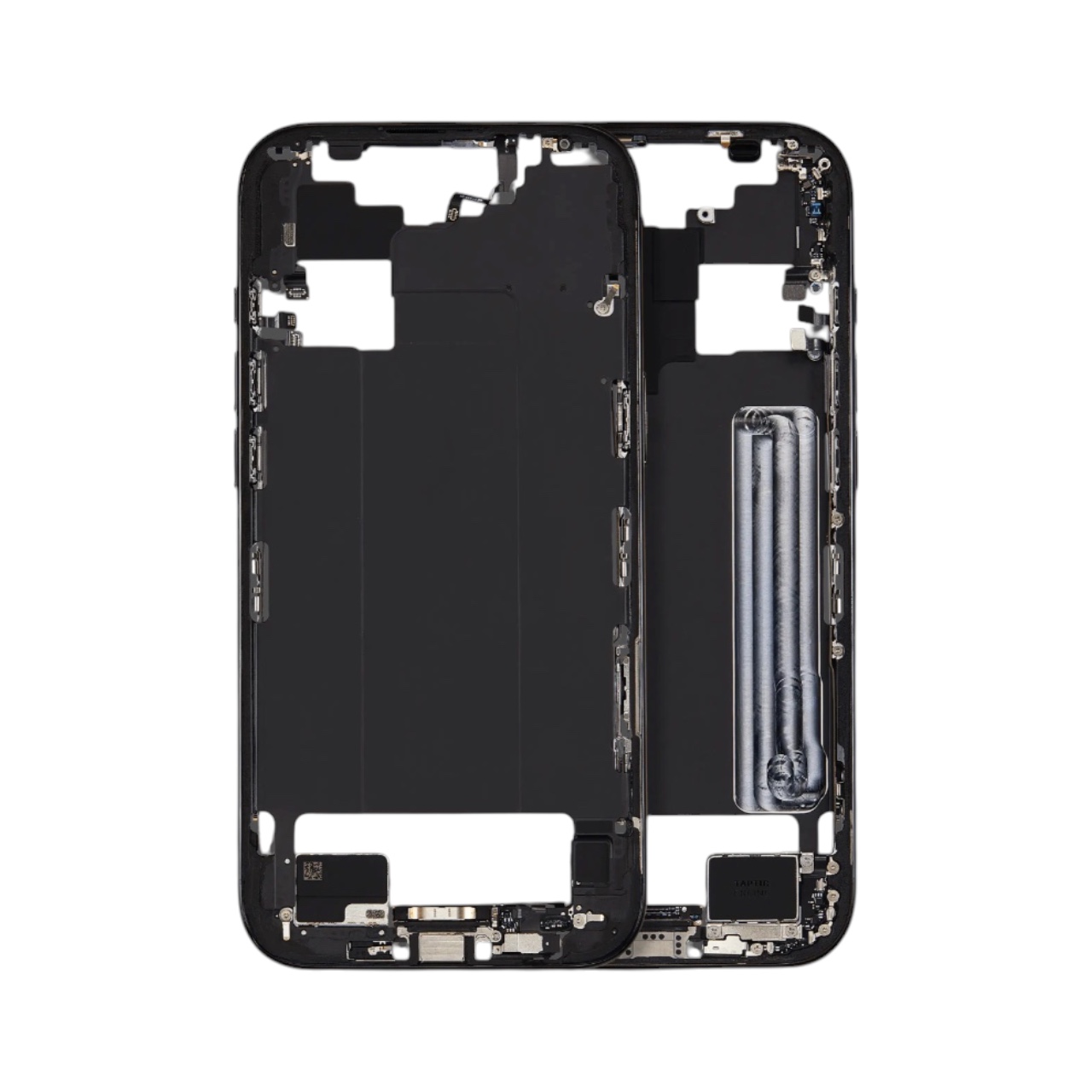 Replacement mid-frame housing assembly for Apple iPhone Air.
