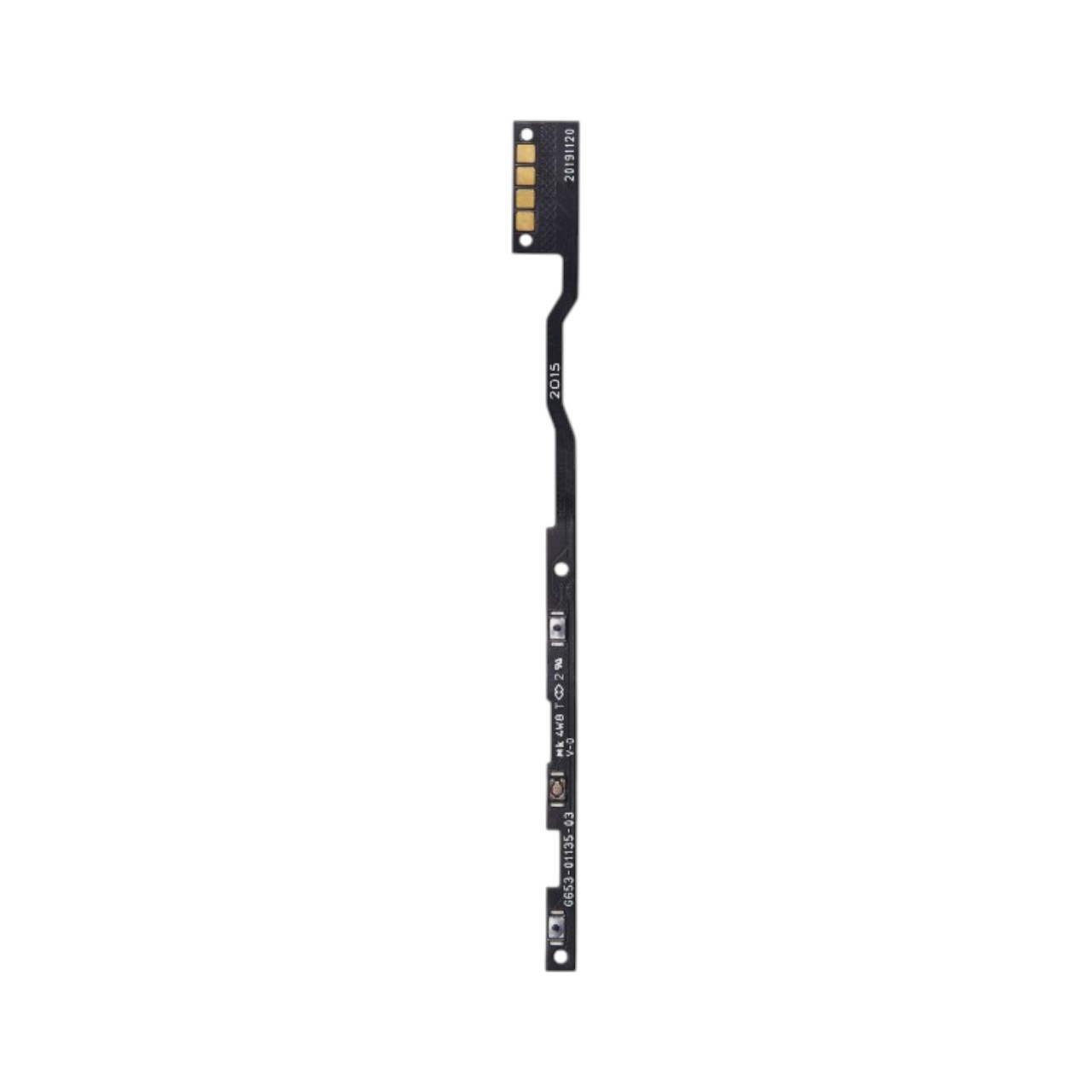 Replacement internal power and volume button flex cable for Google Pixel 4A.