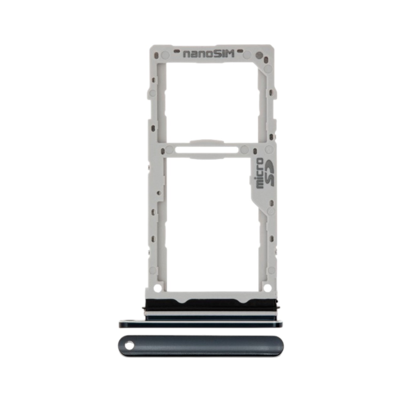 Replacement exterior SIM card tray slot holder for LG G8X ThinQ.