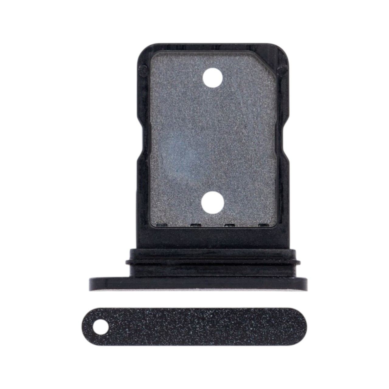 Replacement exterior single SIM card tray for Google Pixel 5-Black