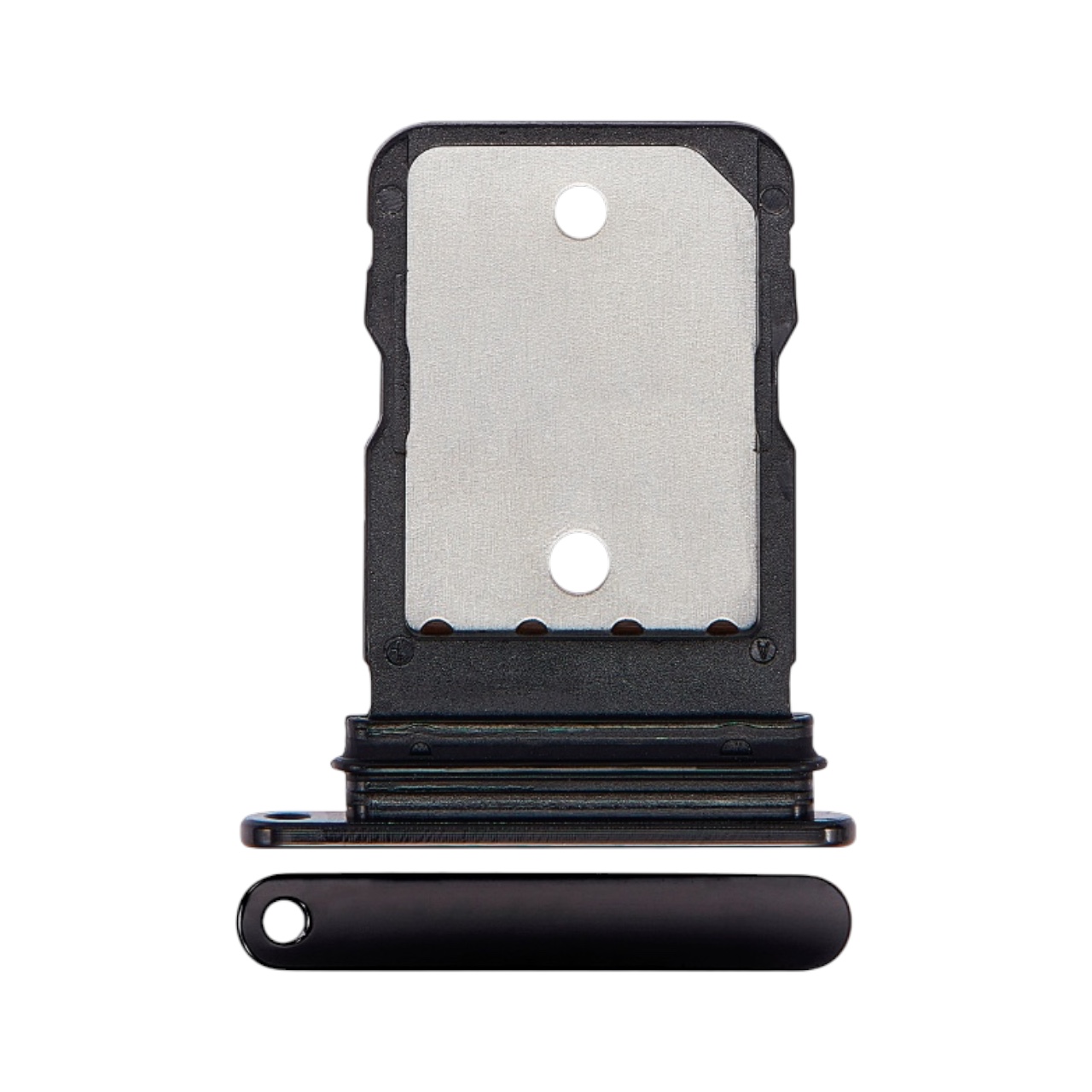 Replacement single SIM card tray slot for Google Pixel 6 Pro (Black)