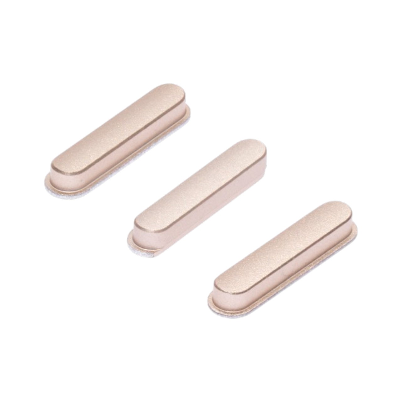 Replacement external power and volume switch control hard button caps for iPad Mini 4-Gold.