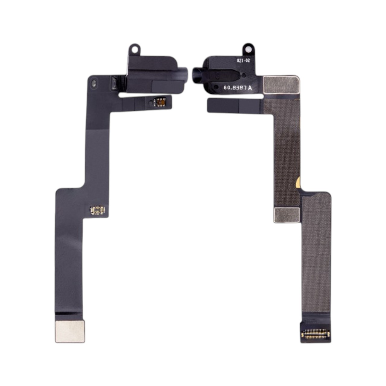 Replacement internal headphone jack flex ribbon cable for iPad Air 3-Black.