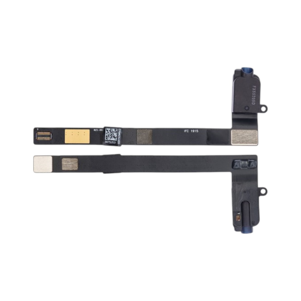 Replacement internal 3.5mm headphone jack with flex ribbon cable for iPad Mini 4 (4th Gen)-Black.
