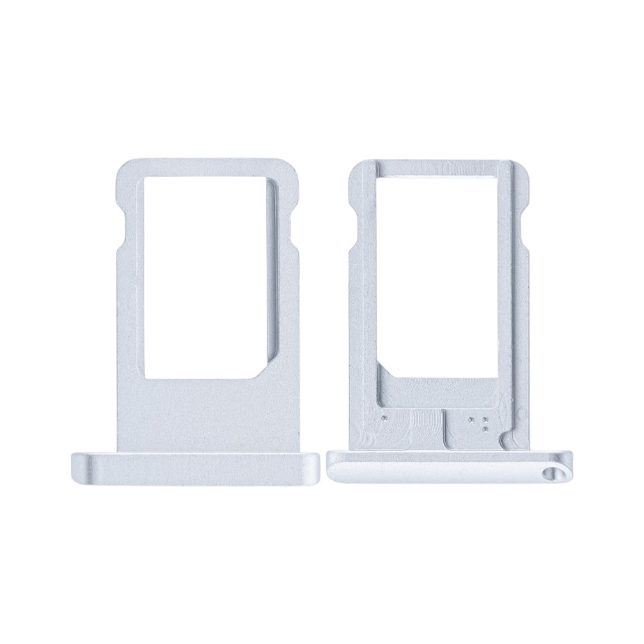 Replacement external Nano-SIM card tray slot holder for iPad 9-Silver.