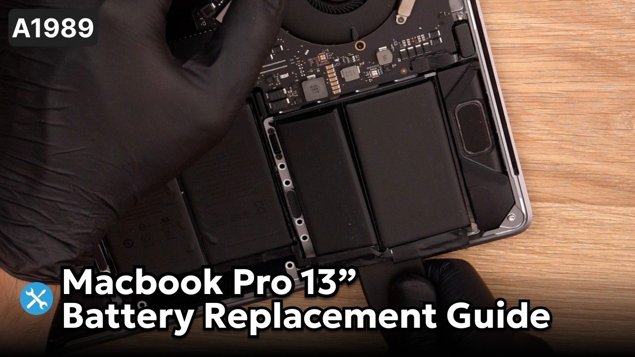 MacBook Pro 13 A1989 Battery Replacement Guide