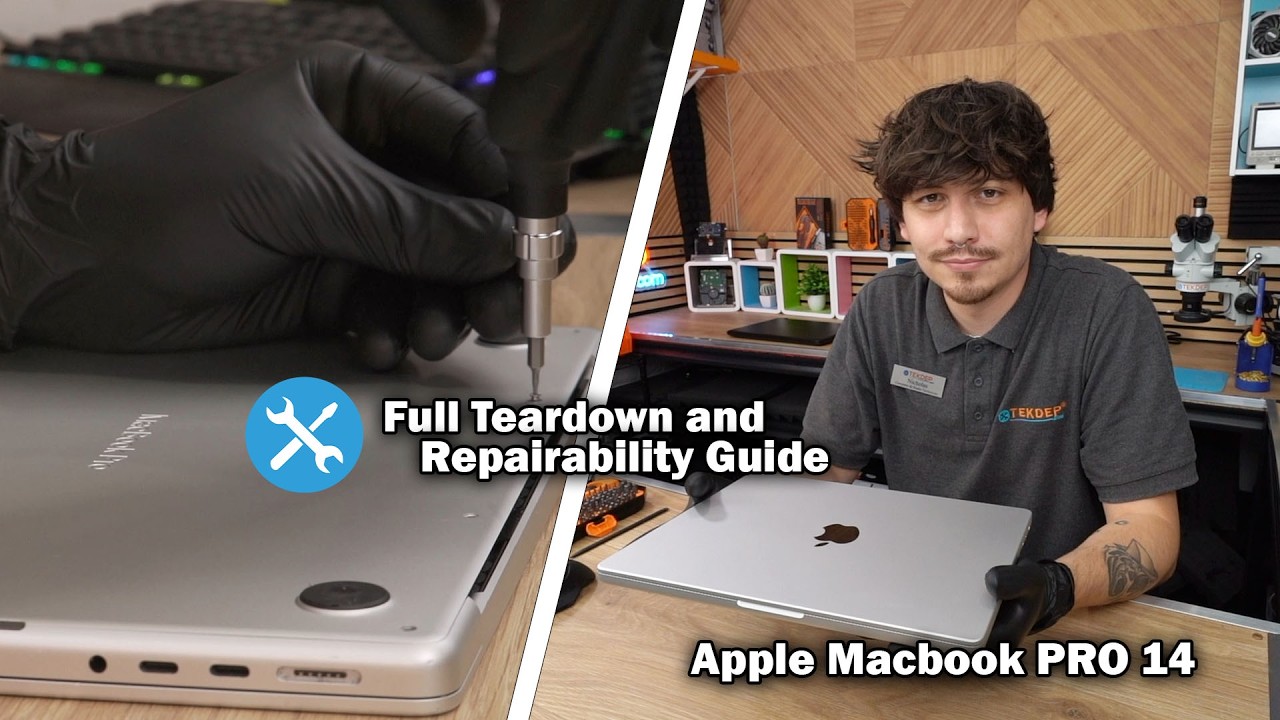 Apple M3 MacBook Pro 14 A2992 Teardown Guide.