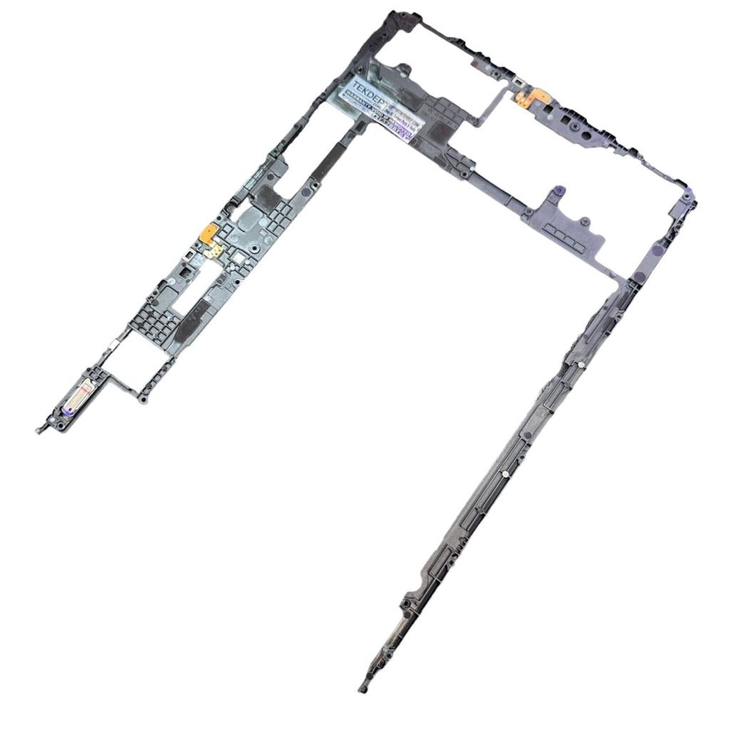 Mid-frame bezel compatible with Samsung Galaxy Tab S7 (SM-T870) in black.