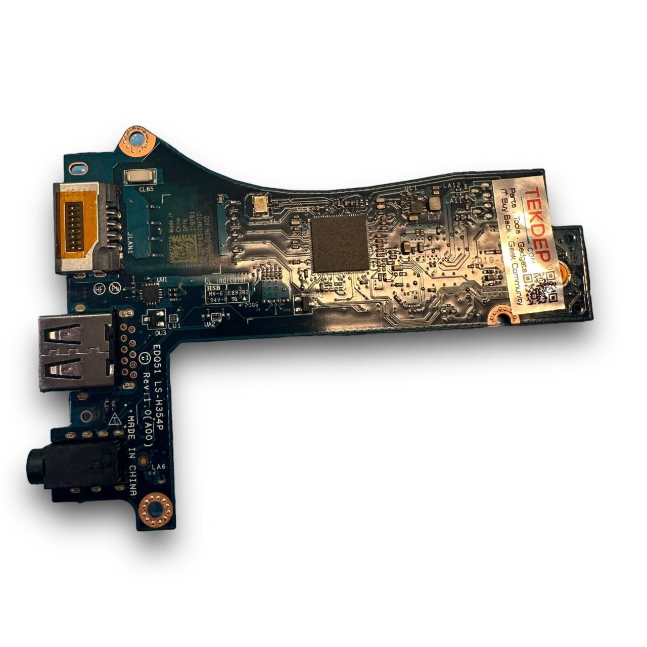 OEM ALIENWARE M15 R2 Daughter Board Audio In/Out USB Port and Ethernet RJ45