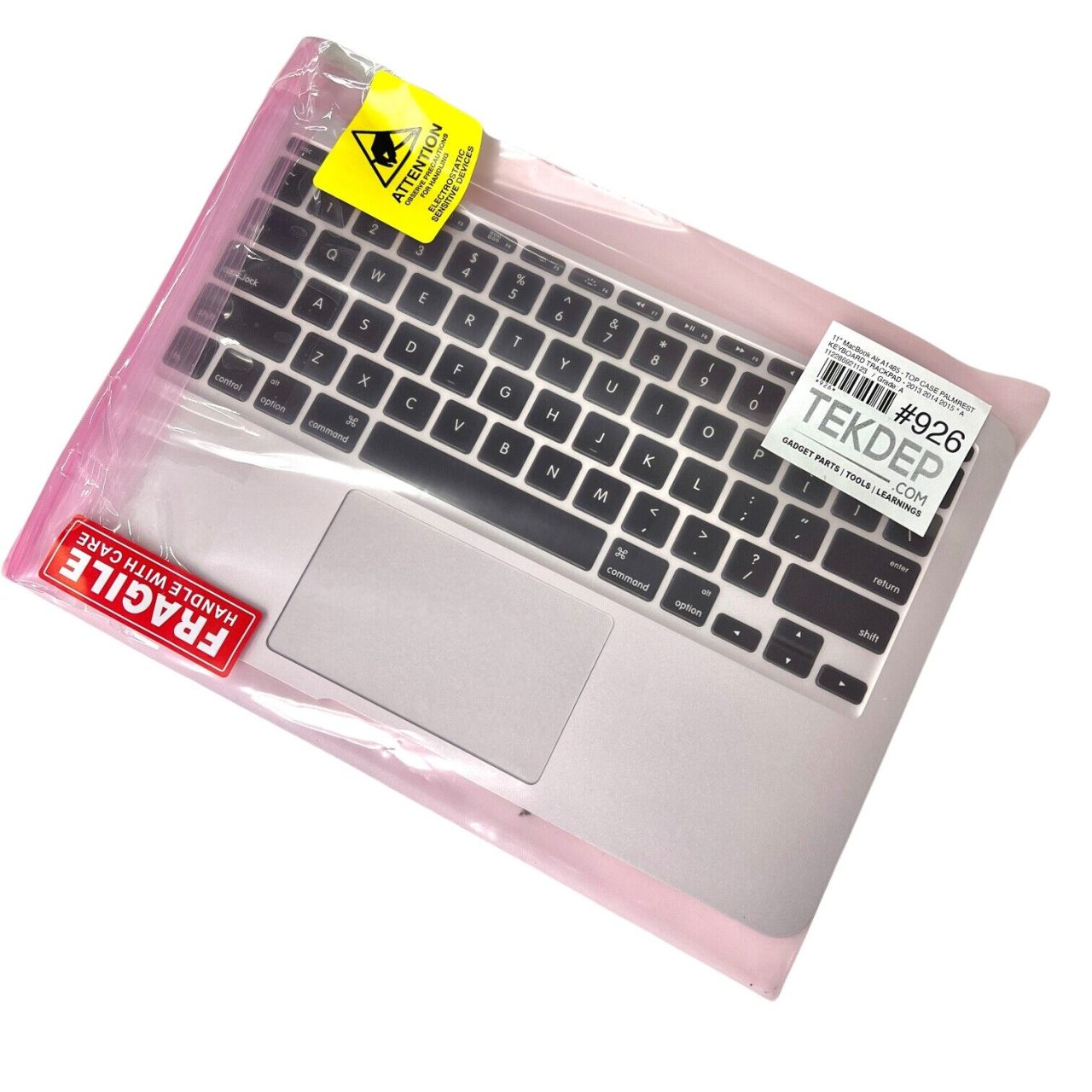 11" Apple MacBook Air A1465 Top Case Palm-rest Keyboard Trackpad Mid 2012 B