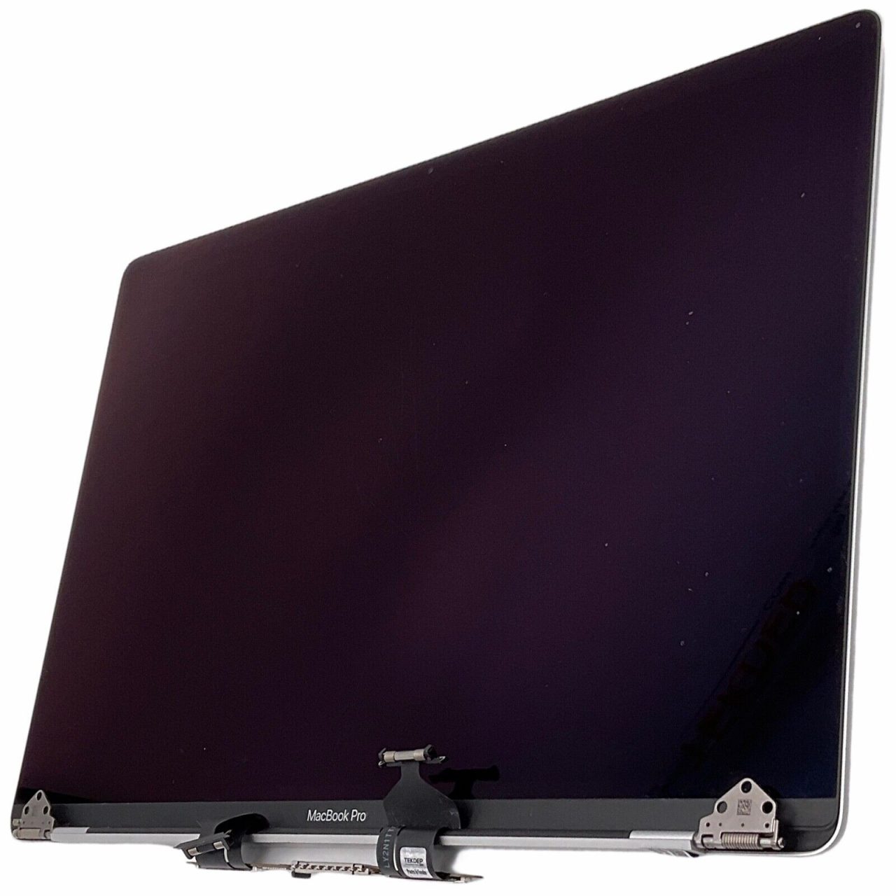 a-front-view-of-the-complete-macbook-pro-a2141-lcd-assembly-showing-the-screen-panel-and-the-macbook-pro-text-on-the-bottom-bezel