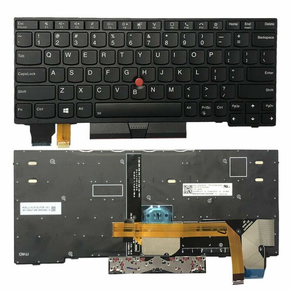 2020-2022 Lenovo ThinkPad X1 Extreme Gen 2 Keyboard 20T2 20T3 20UF 20UG
