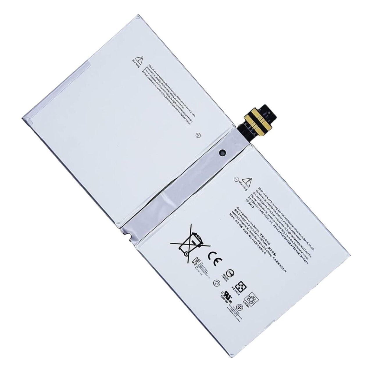 38.2Wh Battery Replacement for Microsoft Surface Pro 4 1724 12.3" 5087Mah