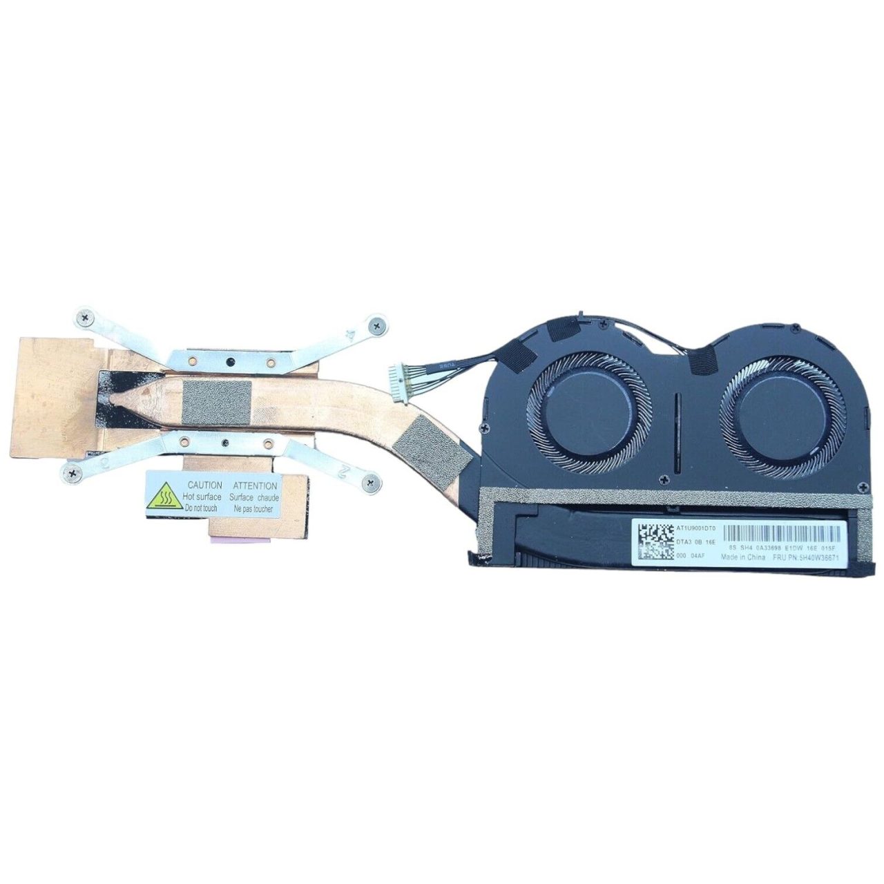 CPU Cooling Fan with Heatsink for Lenovo Thinkpad X1 Carbon 9th Gen 2021