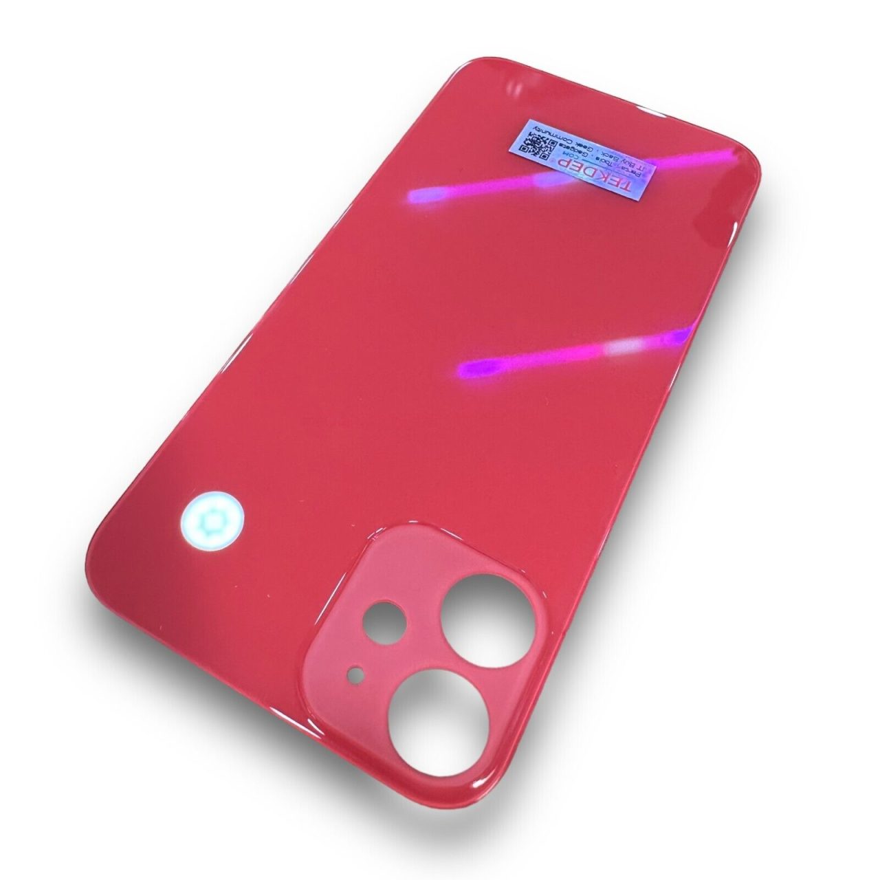 TEKDEP A2399 | New Back Glass Panel RED for iPhone 12 mini + 3M Adhesive |