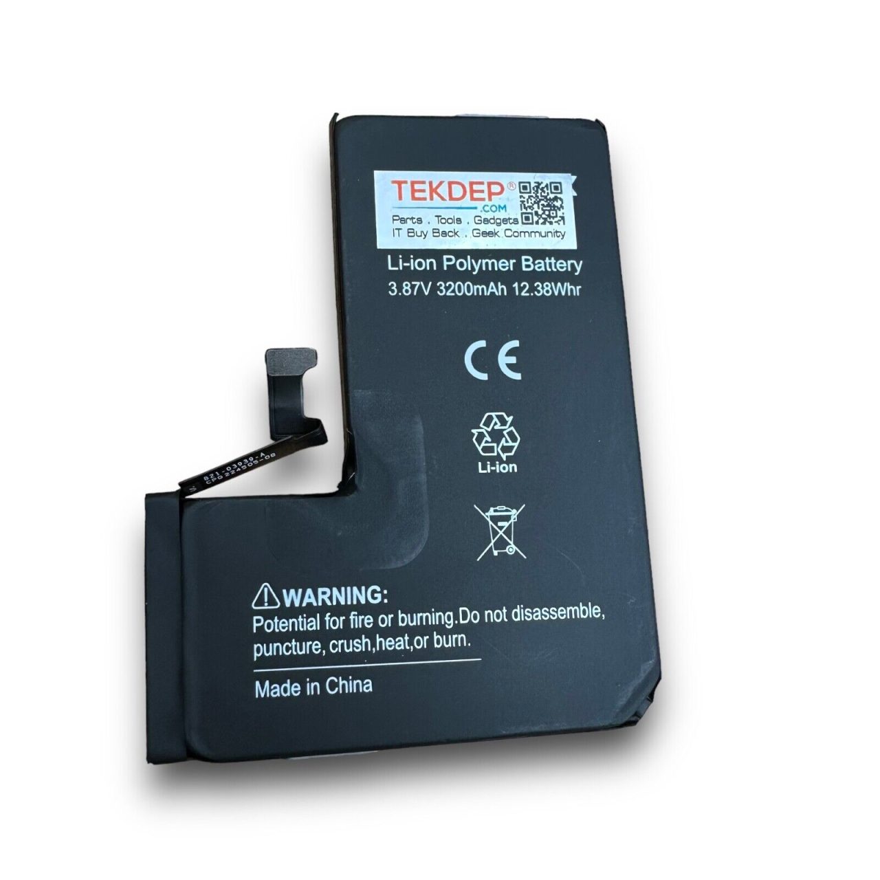 TEKDEP A2650 | New Premium Battery Replacement iPhone 14 Pro | A2866 -