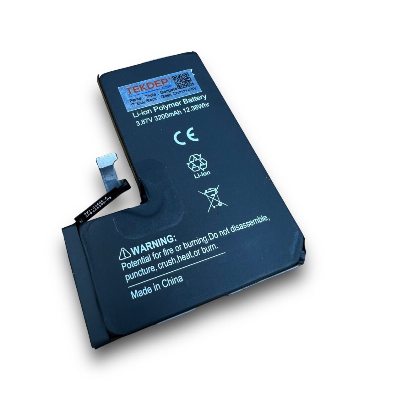 TEKDEP A2650 | New Premium Battery Replacement iPhone 14 Pro | A2866 -