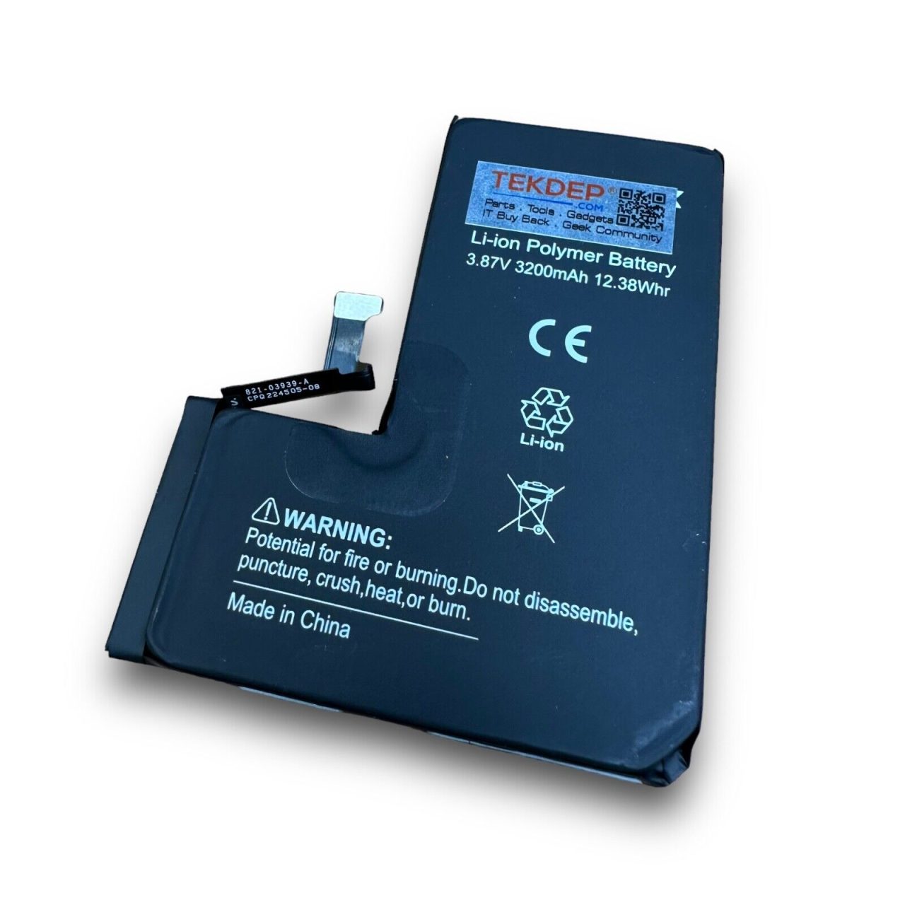 TEKDEP A2650 | New Premium Battery Replacement iPhone 14 Pro | A2866 -