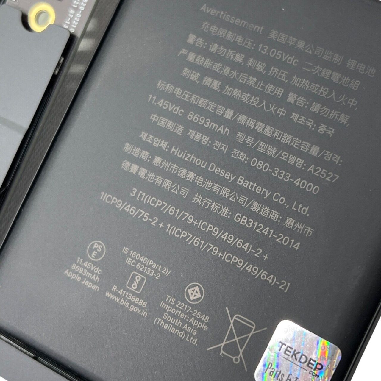 A2485 Original Battery Model A2527 for 2021 MacBook Pro 16