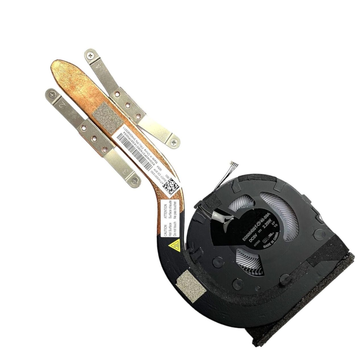 CPU Cooling Fan with Heatsink for Lenovo Thinkpad X1 Carbon 7th 8th Gen